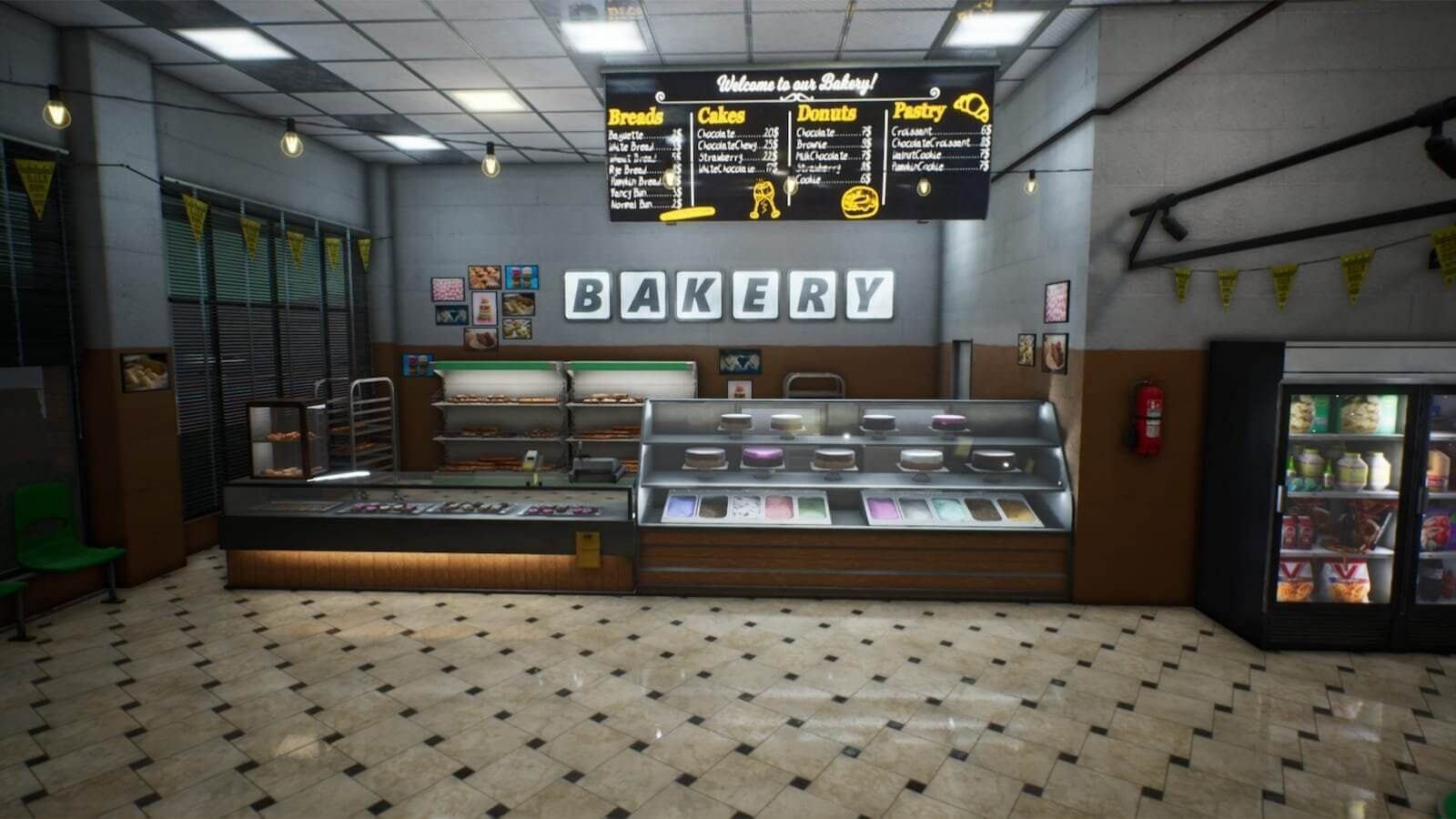 Grocery Store virtual production standing set — angle 3 on the L.A. & ABQ Castle Studios stage