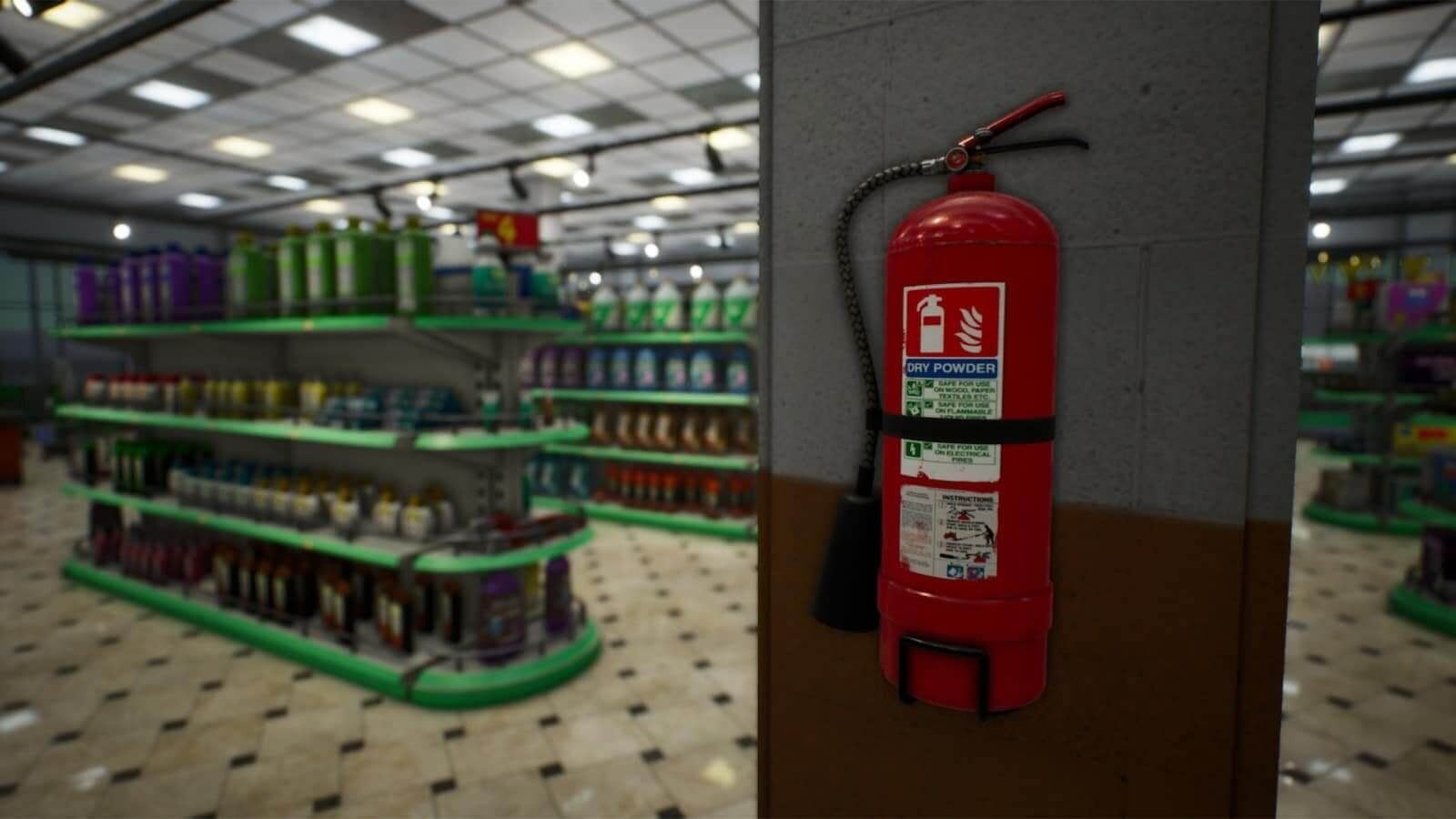 Grocery Store virtual production standing set — angle 5 on the L.A. & ABQ Castle Studios stage