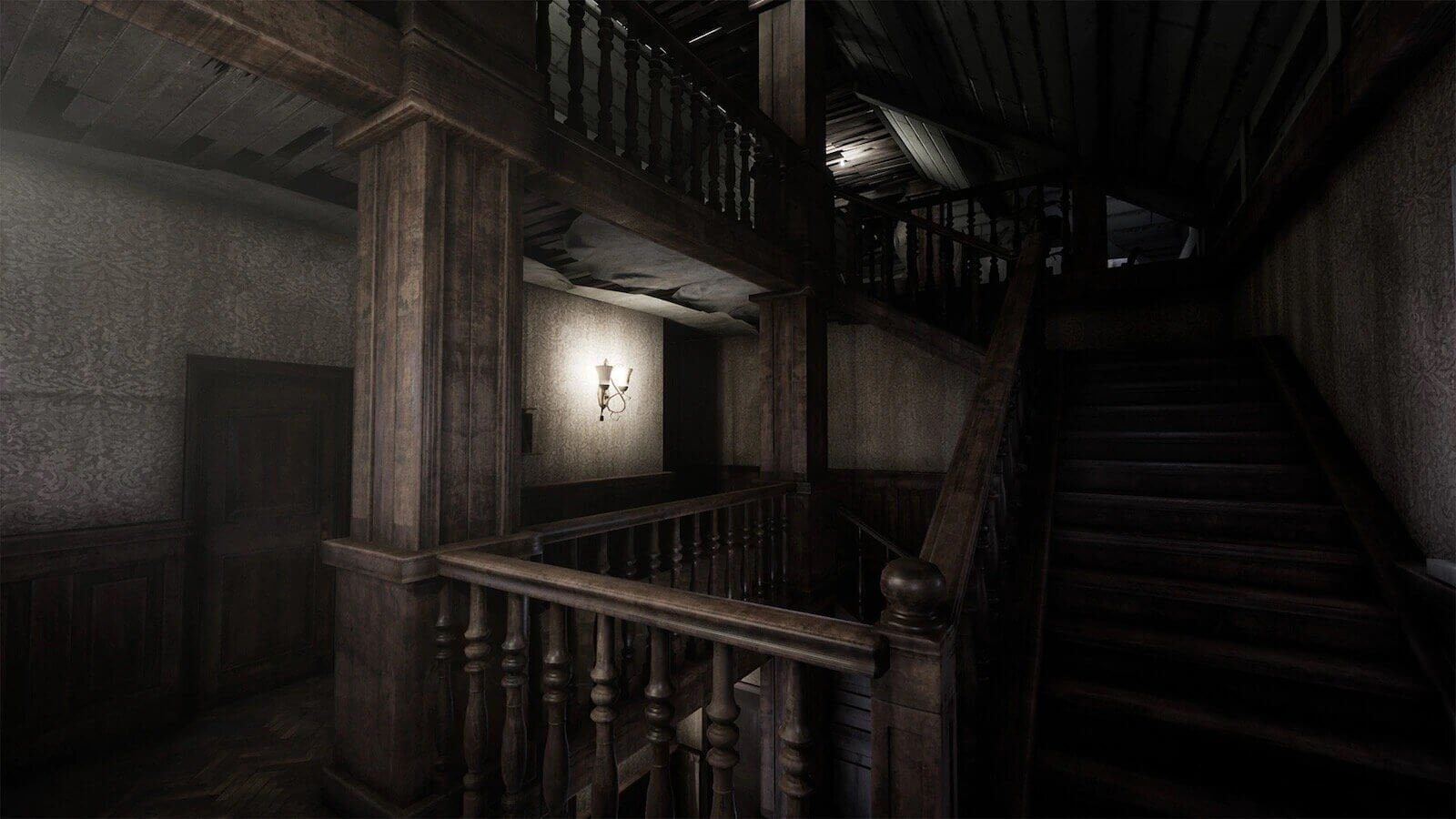Haunted Mansion virtual production standing set — angle 18 on the L.A. & ABQ Castle Studios stage