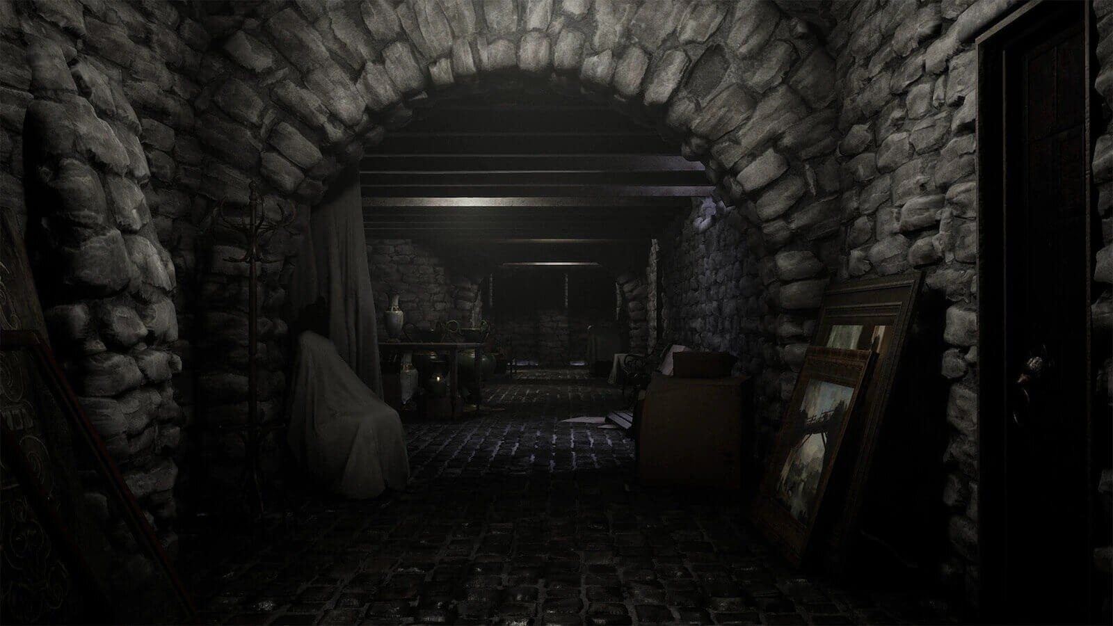 Haunted Mansion virtual production standing set — angle 19 on the L.A. & ABQ Castle Studios stage