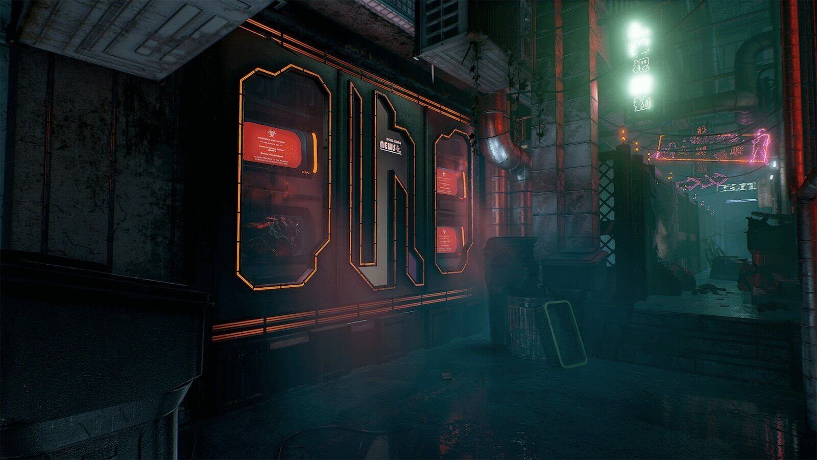 Hong Kong Alley virtual production standing set — angle 3 on the L.A. & ABQ Castle Studios stage