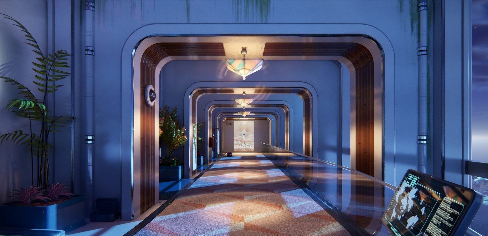 Horizon Prime Outpost virtual production standing set — angle 15 on the L.A. & ABQ Castle Studios stage