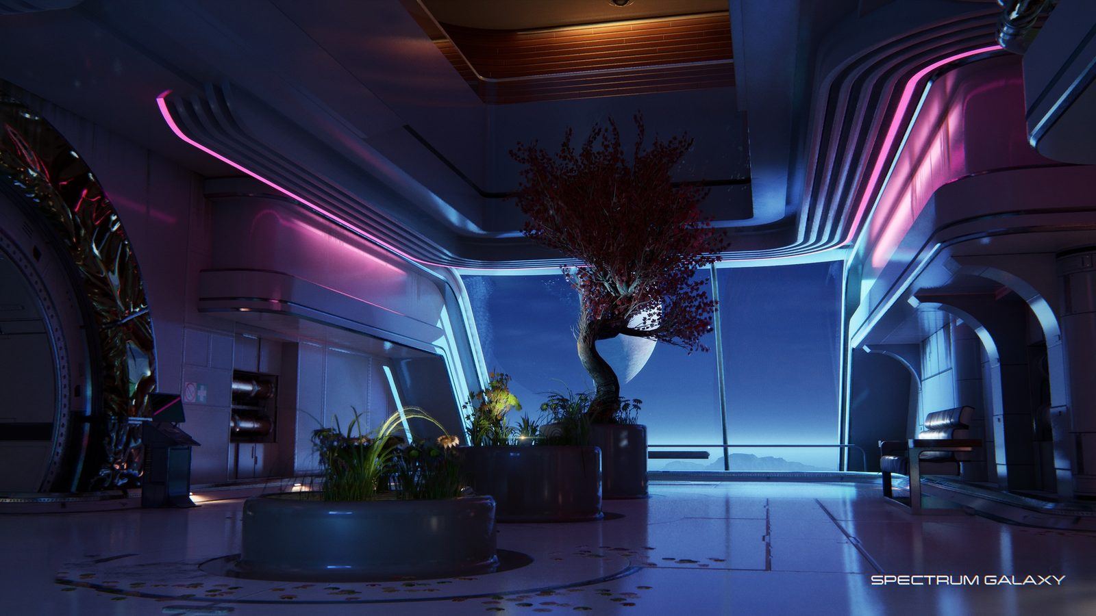 Horizon Prime Outpost virtual production standing set — angle 7 on the L.A. & ABQ Castle Studios stage