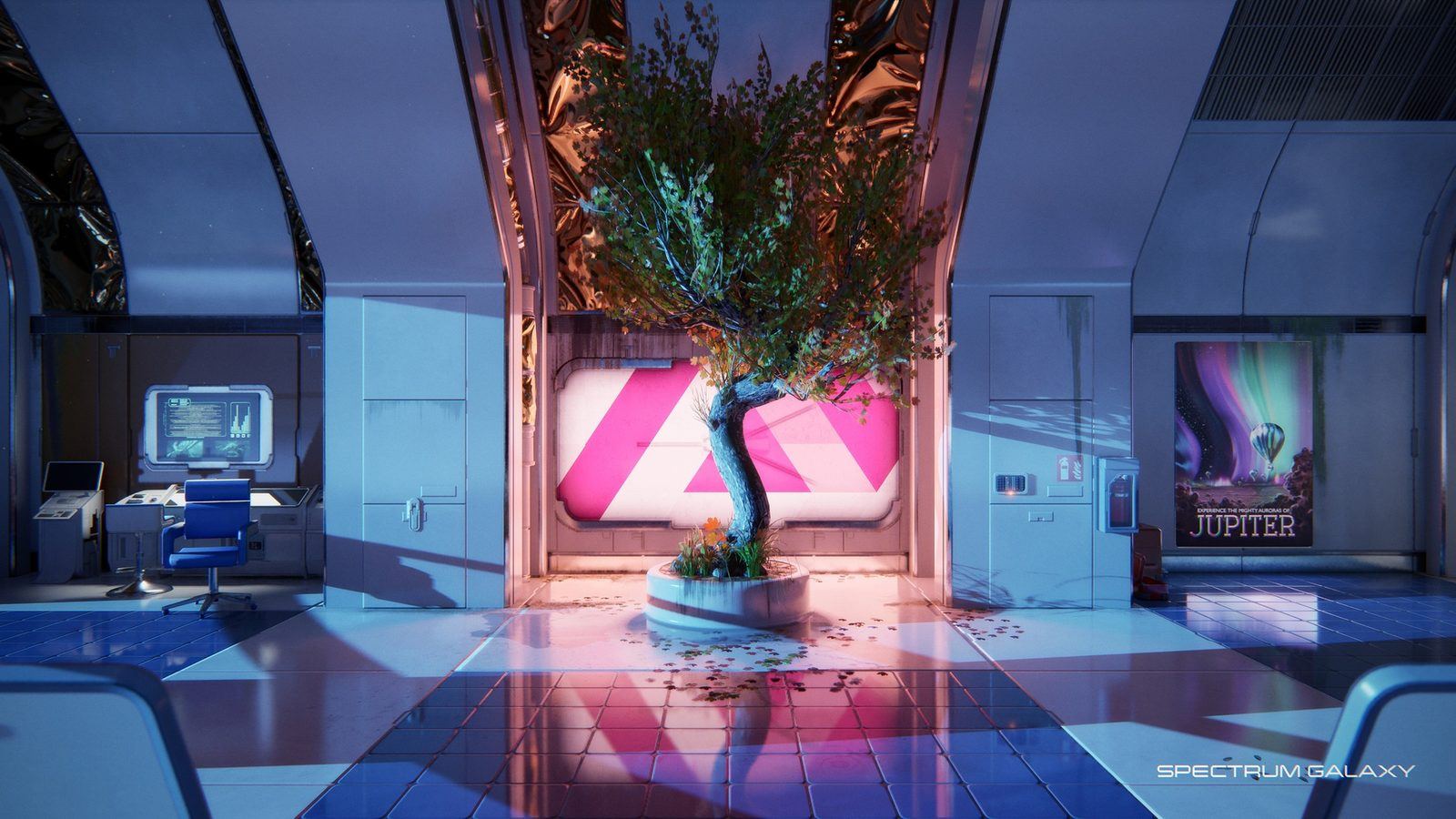Horizon Prime Outpost virtual production standing set — angle 8 on the L.A. & ABQ Castle Studios stage