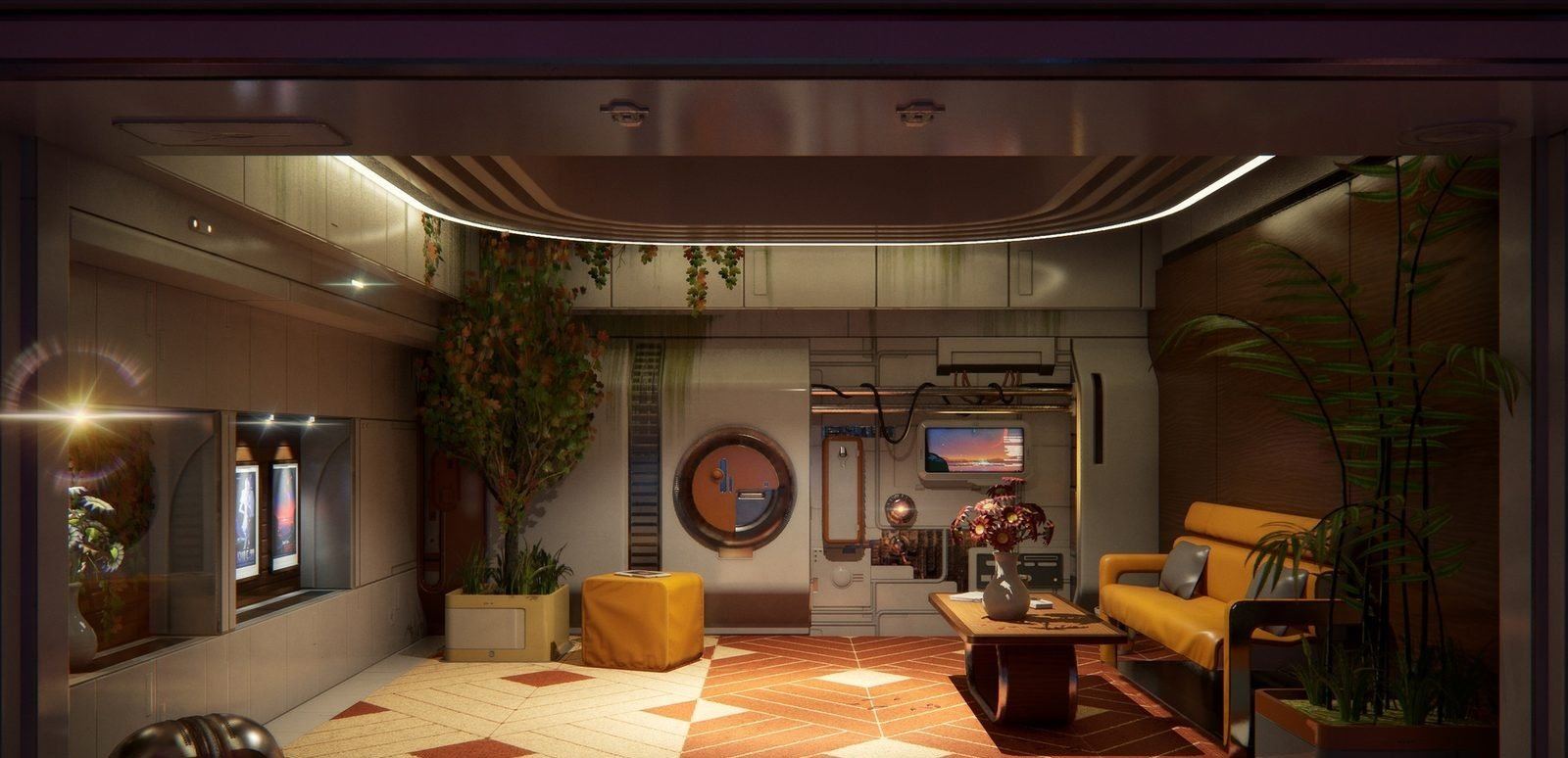 Horizon Prime Outpost virtual production standing set — angle 9 on the L.A. & ABQ Castle Studios stage