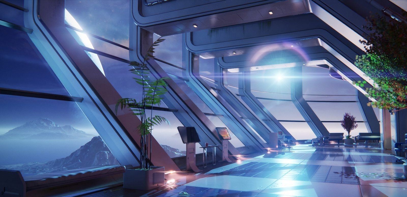 Horizon Prime Outpost virtual production standing set — angle 10 on the L.A. & ABQ Castle Studios stage