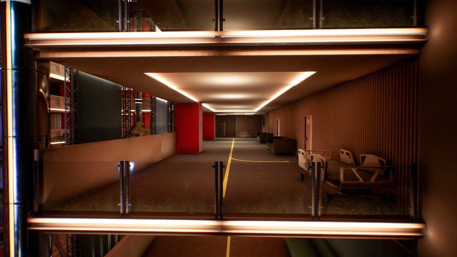 Hospital virtual production standing set — angle 4 on the L.A. & ABQ Castle Studios stage