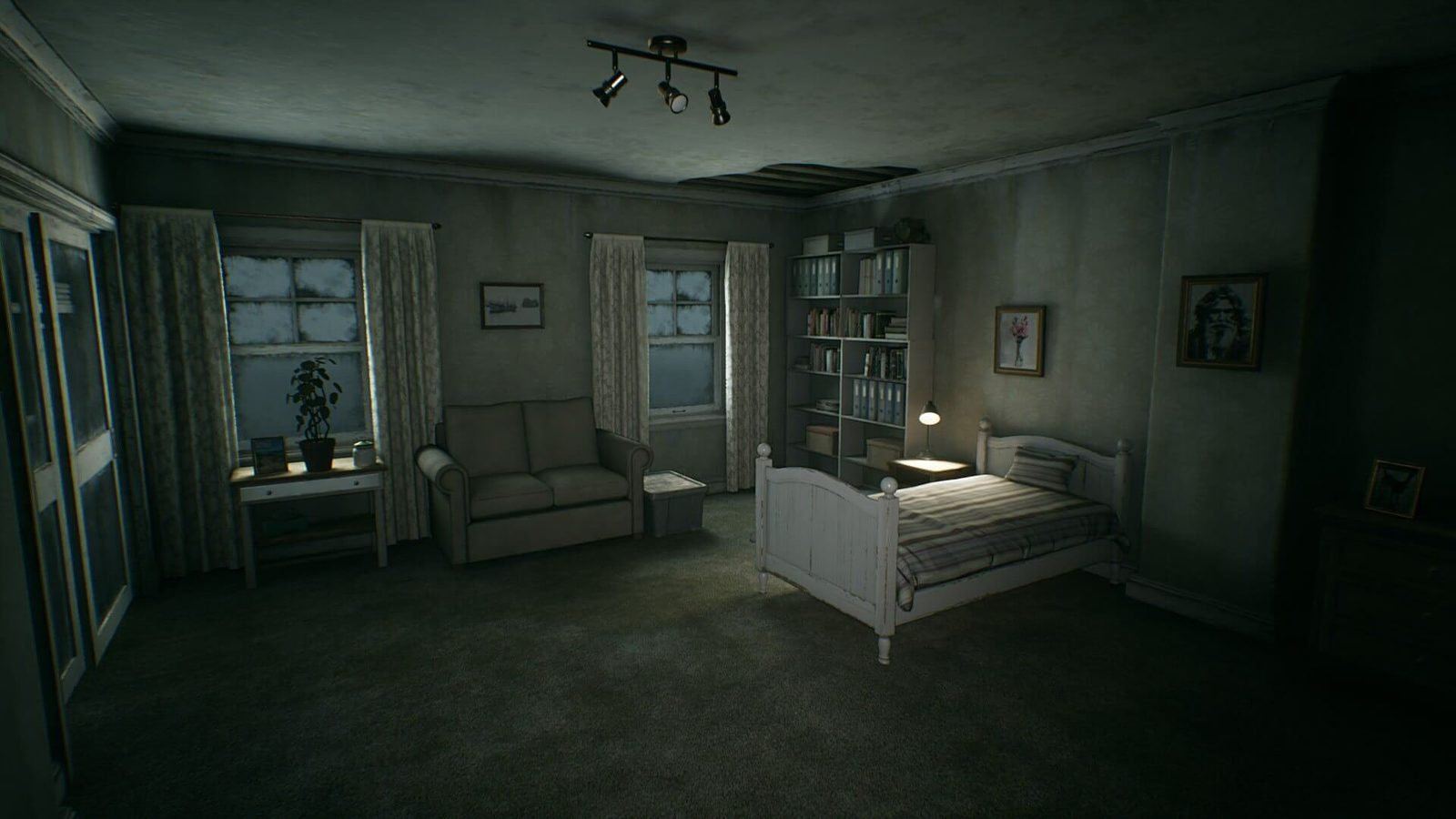 House with Two Looks virtual production standing set — angle 14 on the L.A. & ABQ Castle Studios stage