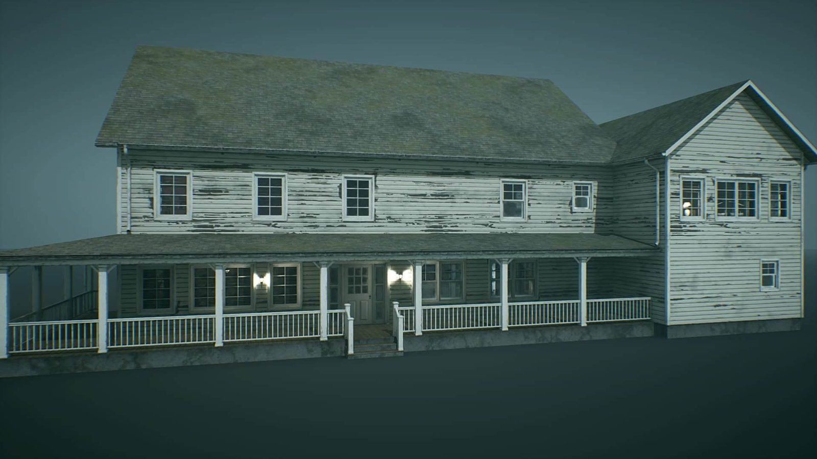 House with Two Looks virtual production standing set — angle 18 on the L.A. & ABQ Castle Studios stage