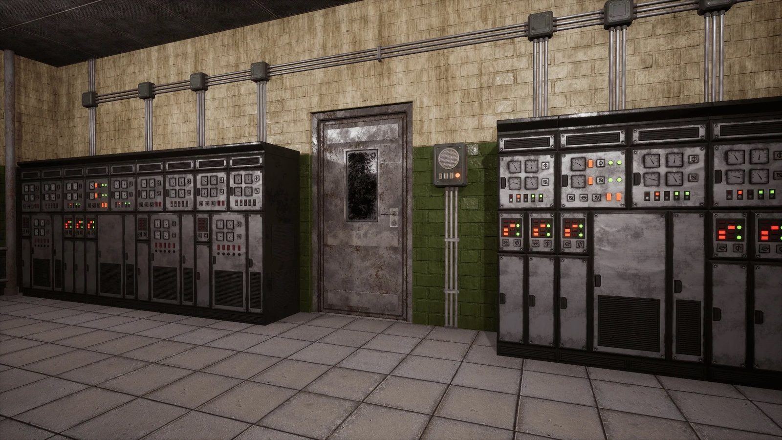 Industrial Zone virtual production standing set — angle 7 on the L.A. & ABQ Castle Studios stage