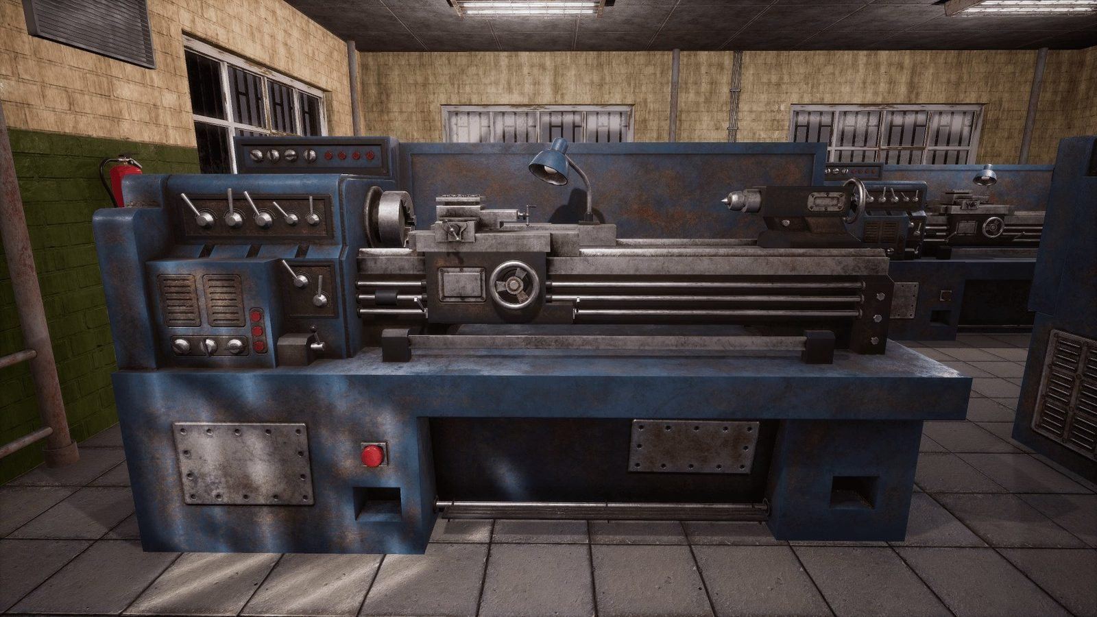 Industrial Zone virtual production standing set — angle 10 on the L.A. & ABQ Castle Studios stage