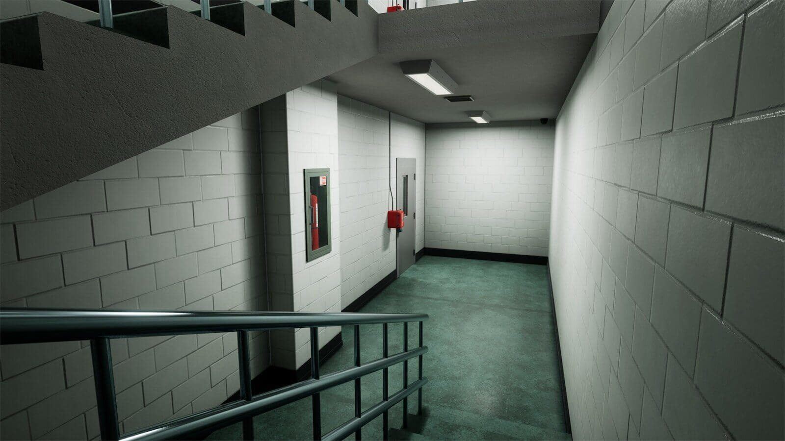 Jail virtual production standing set — angle 13 on the L.A. & ABQ Castle Studios stage