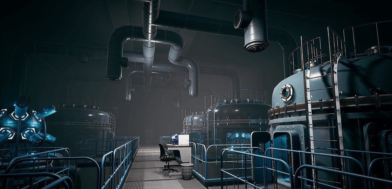 Laboratory virtual production standing set — angle 4 on the L.A. & ABQ Castle Studios stage