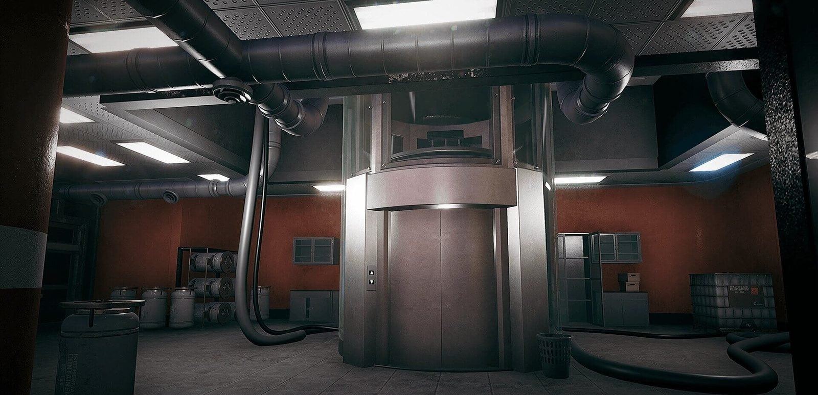 Laboratory virtual production standing set — angle 5 on the L.A. & ABQ Castle Studios stage