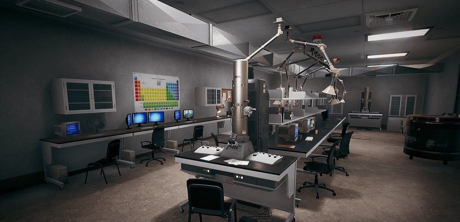 Laboratory virtual production standing set — angle 10 on the L.A. & ABQ Castle Studios stage