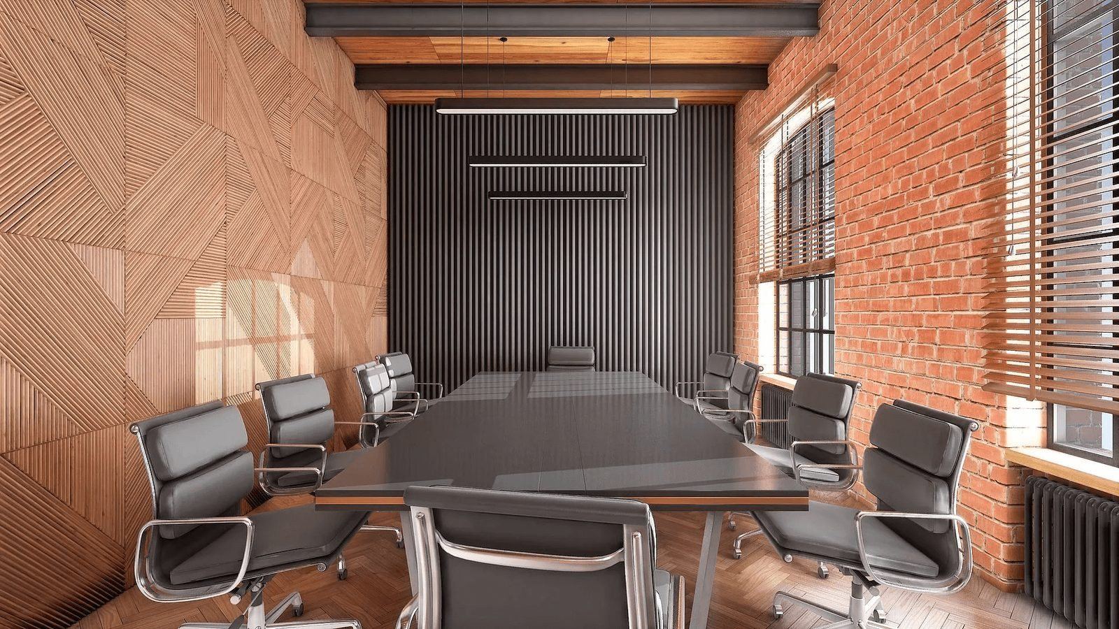 Loft Office virtual production standing set — angle 16 on the L.A. & ABQ Castle Studios stage