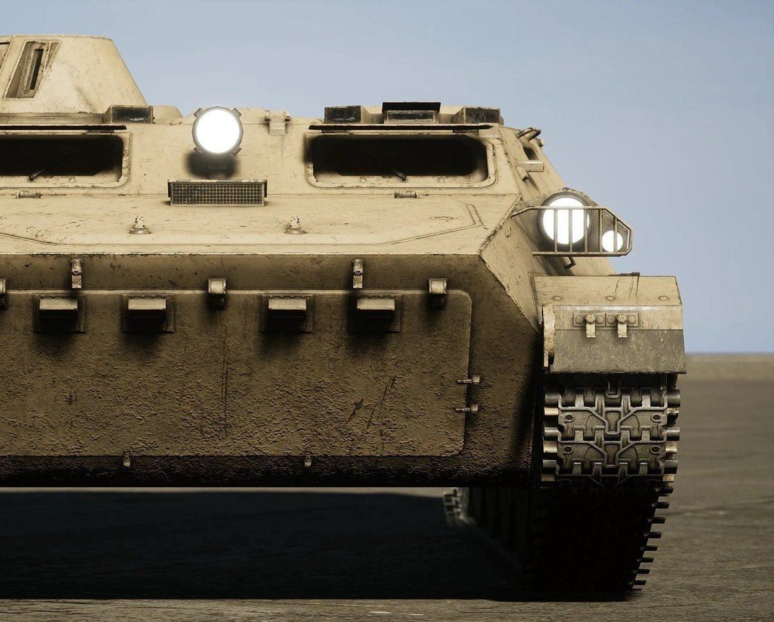 Military Vehicles virtual production standing set — angle 101 on the L.A. & ABQ Castle Studios stage