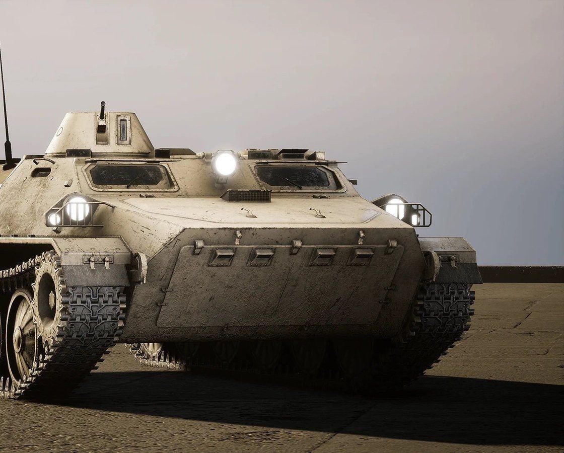 Military Vehicles virtual production standing set — angle 103 on the L.A. & ABQ Castle Studios stage