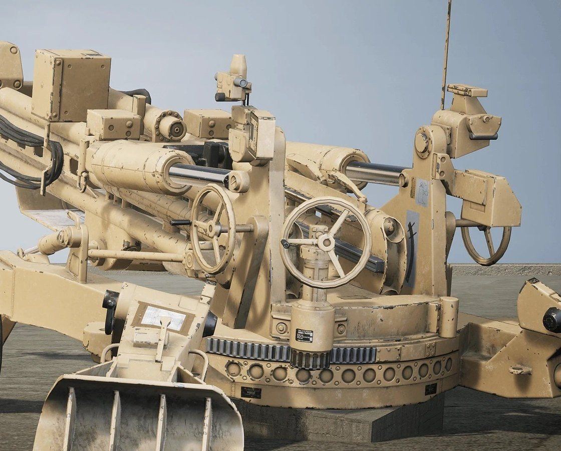 Military Vehicles virtual production standing set — angle 109 on the L.A. & ABQ Castle Studios stage