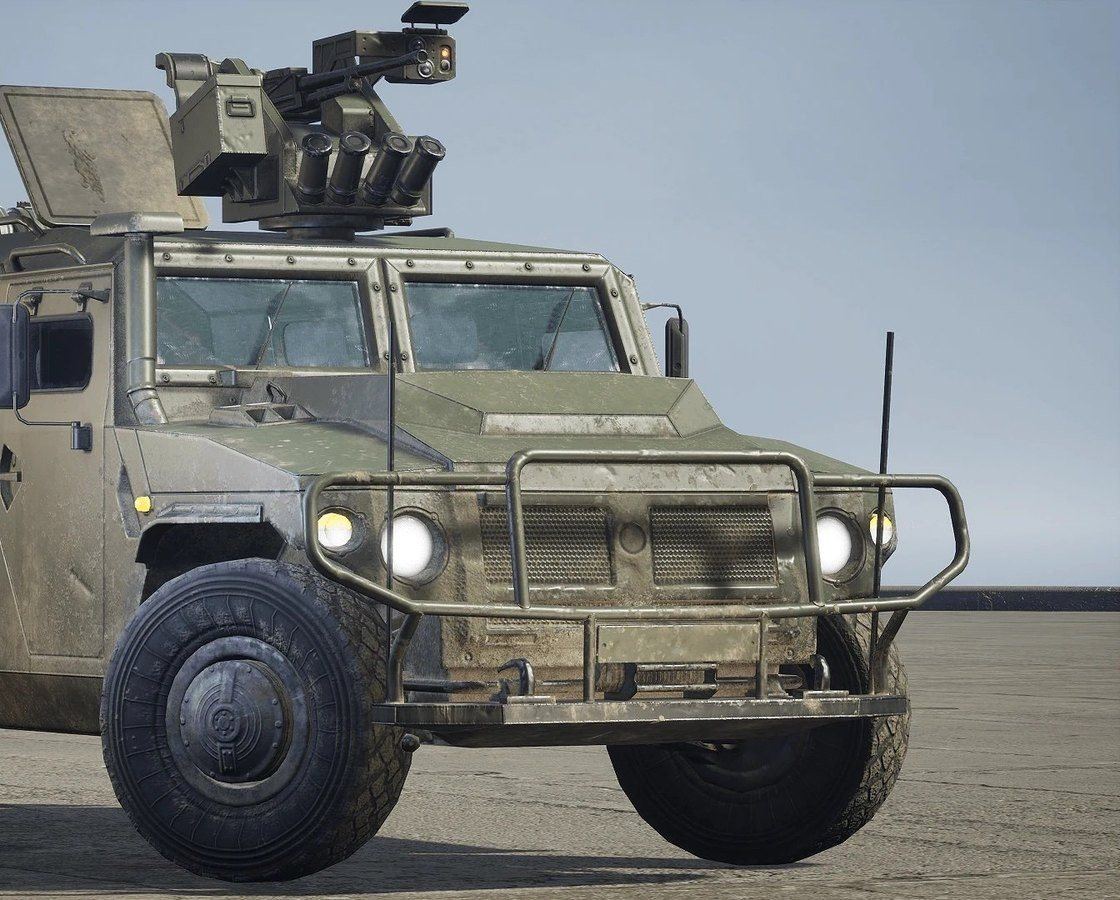 Military Vehicles virtual production standing set — angle 122 on the L.A. & ABQ Castle Studios stage