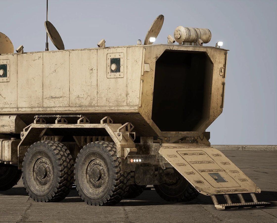 Military Vehicles virtual production standing set — angle 24 on the L.A. & ABQ Castle Studios stage