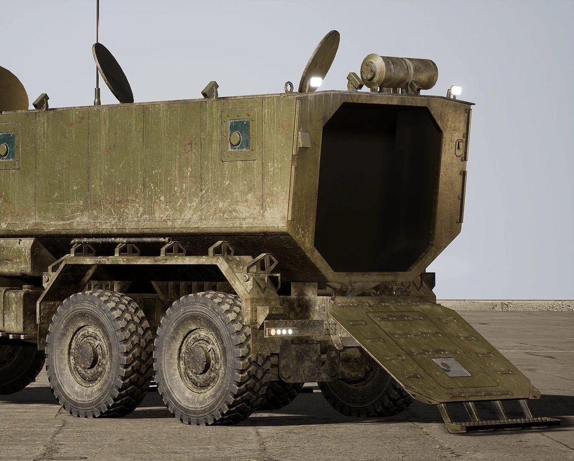 Military Vehicles virtual production standing set — angle 28 on the L.A. & ABQ Castle Studios stage