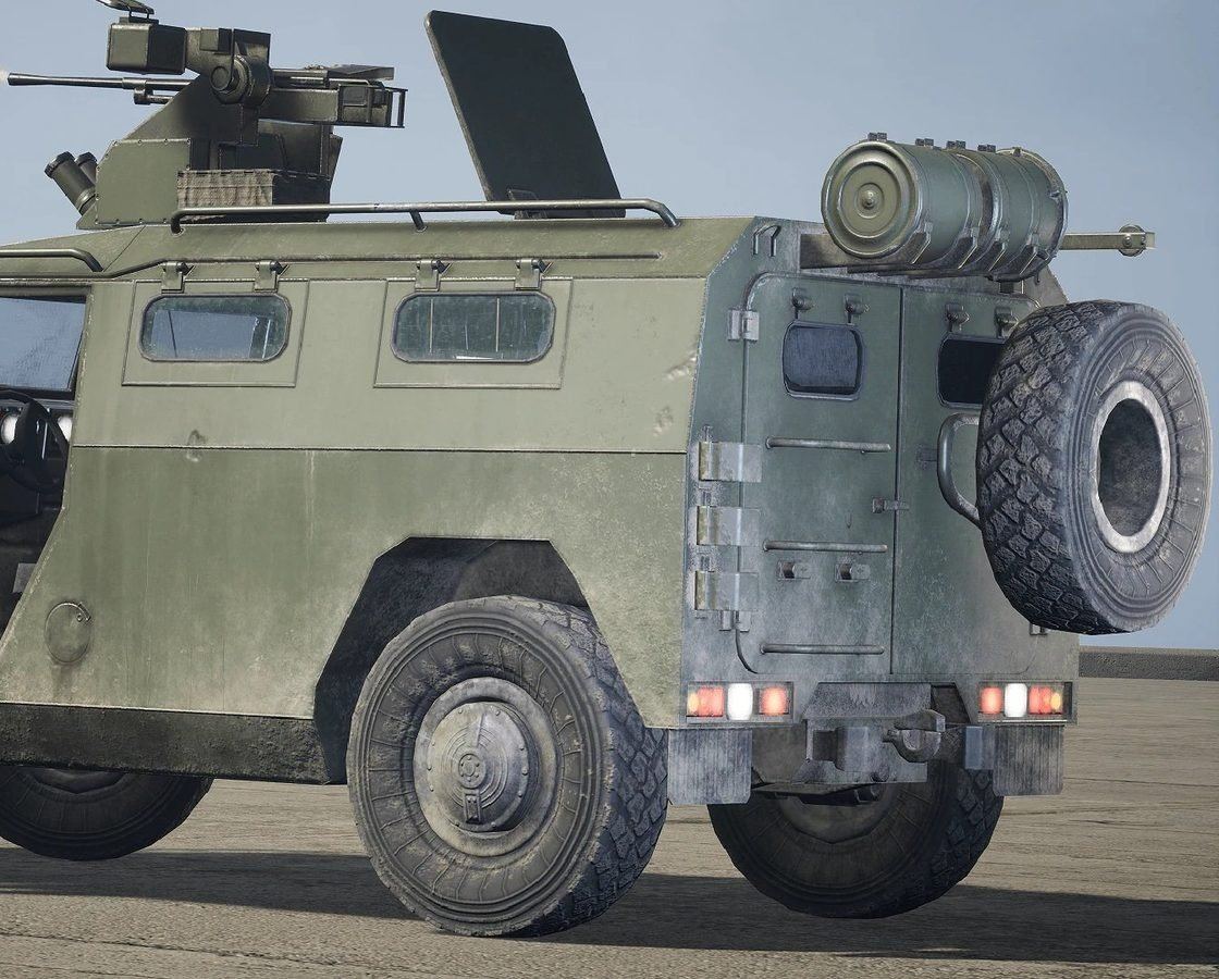 Military Vehicles virtual production standing set — angle 29 on the L.A. & ABQ Castle Studios stage