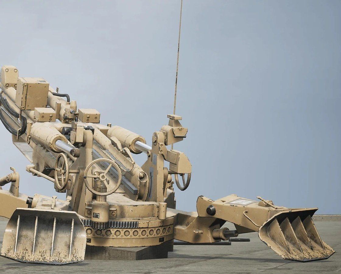 Military Vehicles virtual production standing set — angle 52 on the L.A. & ABQ Castle Studios stage