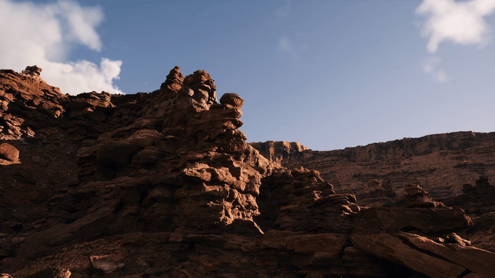 Moab Desert virtual production standing set — angle 4 on the L.A. & ABQ Castle Studios stage