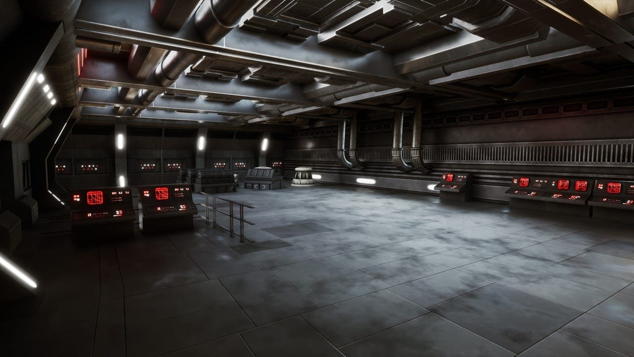 Mountain Military Base virtual production standing set — angle 5 on the L.A. & ABQ Castle Studios stage