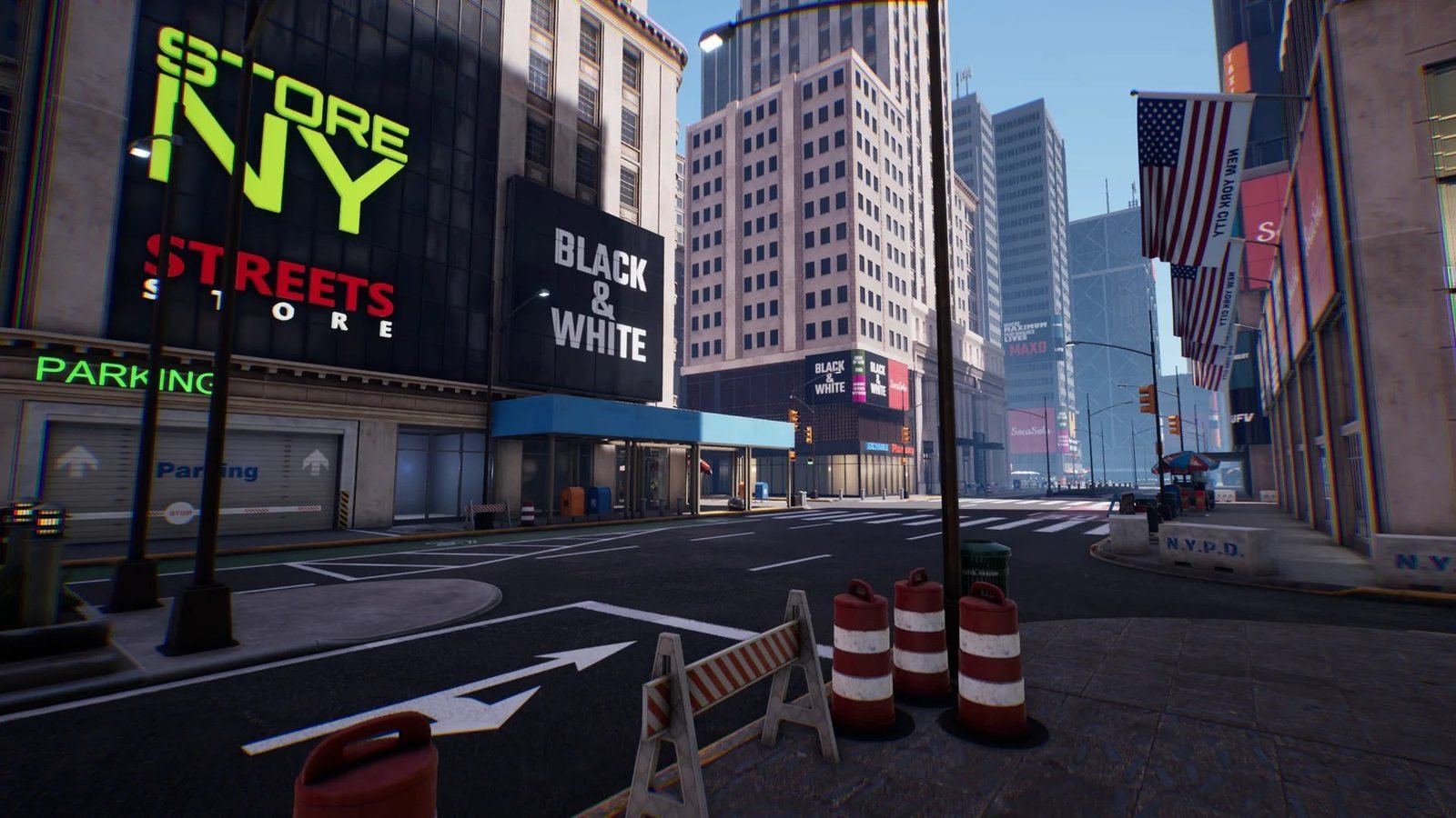 New York City virtual production standing set — angle 14 on the L.A. & ABQ Castle Studios stage