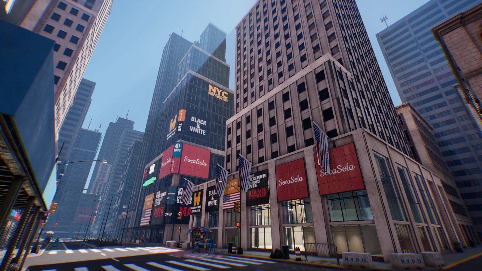 New York City virtual production standing set — angle 19 on the L.A. & ABQ Castle Studios stage
