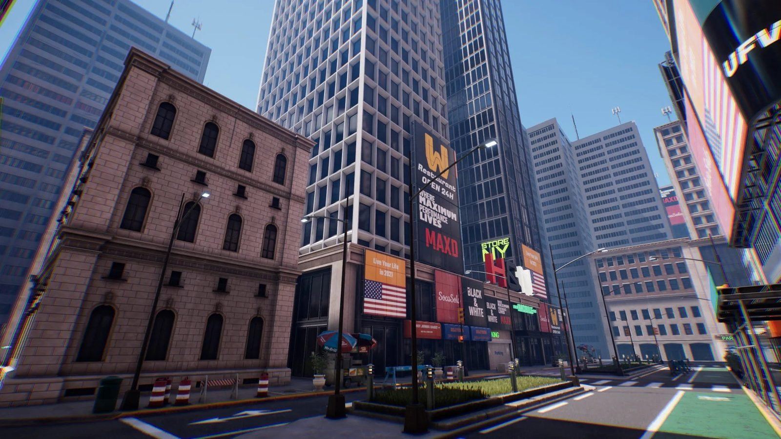 New York City virtual production standing set — angle 20 on the L.A. & ABQ Castle Studios stage