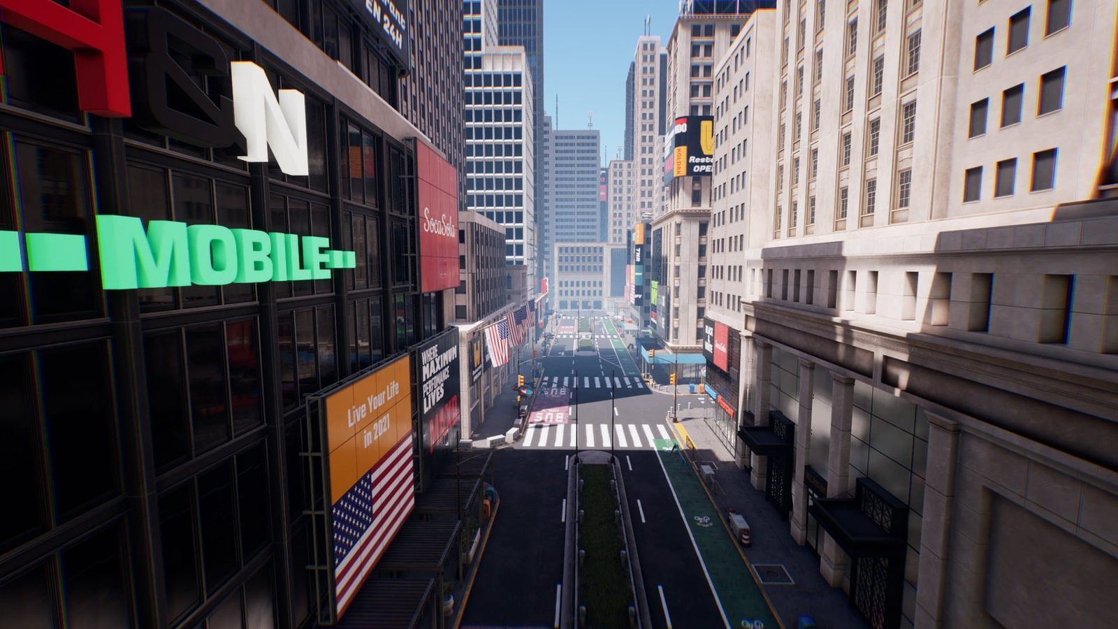 New York City virtual production standing set — angle 5 on the L.A. & ABQ Castle Studios stage