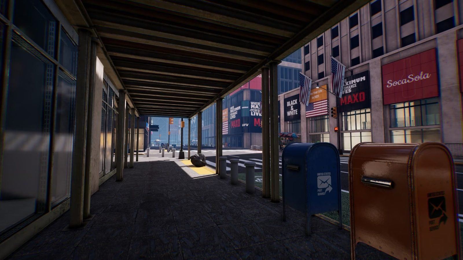 New York City virtual production standing set — angle 9 on the L.A. & ABQ Castle Studios stage