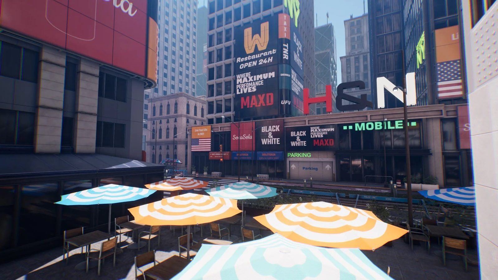 New York City virtual production standing set — angle 10 on the L.A. & ABQ Castle Studios stage