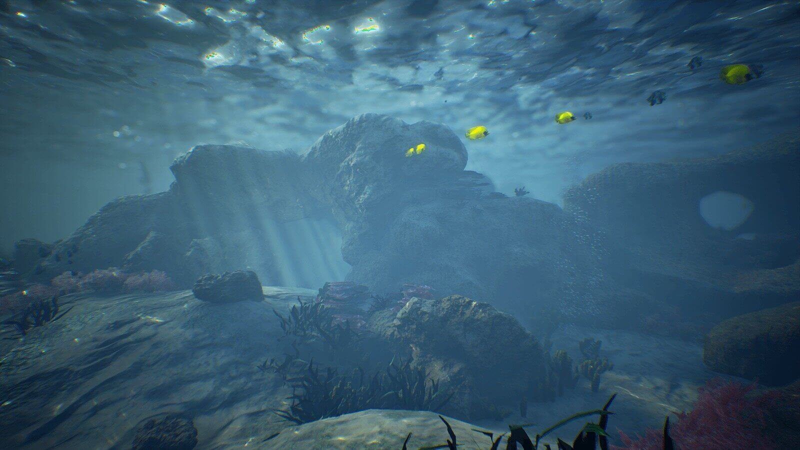 Ocean Floor virtual production standing set — angle 3 on the L.A. & ABQ Castle Studios stage