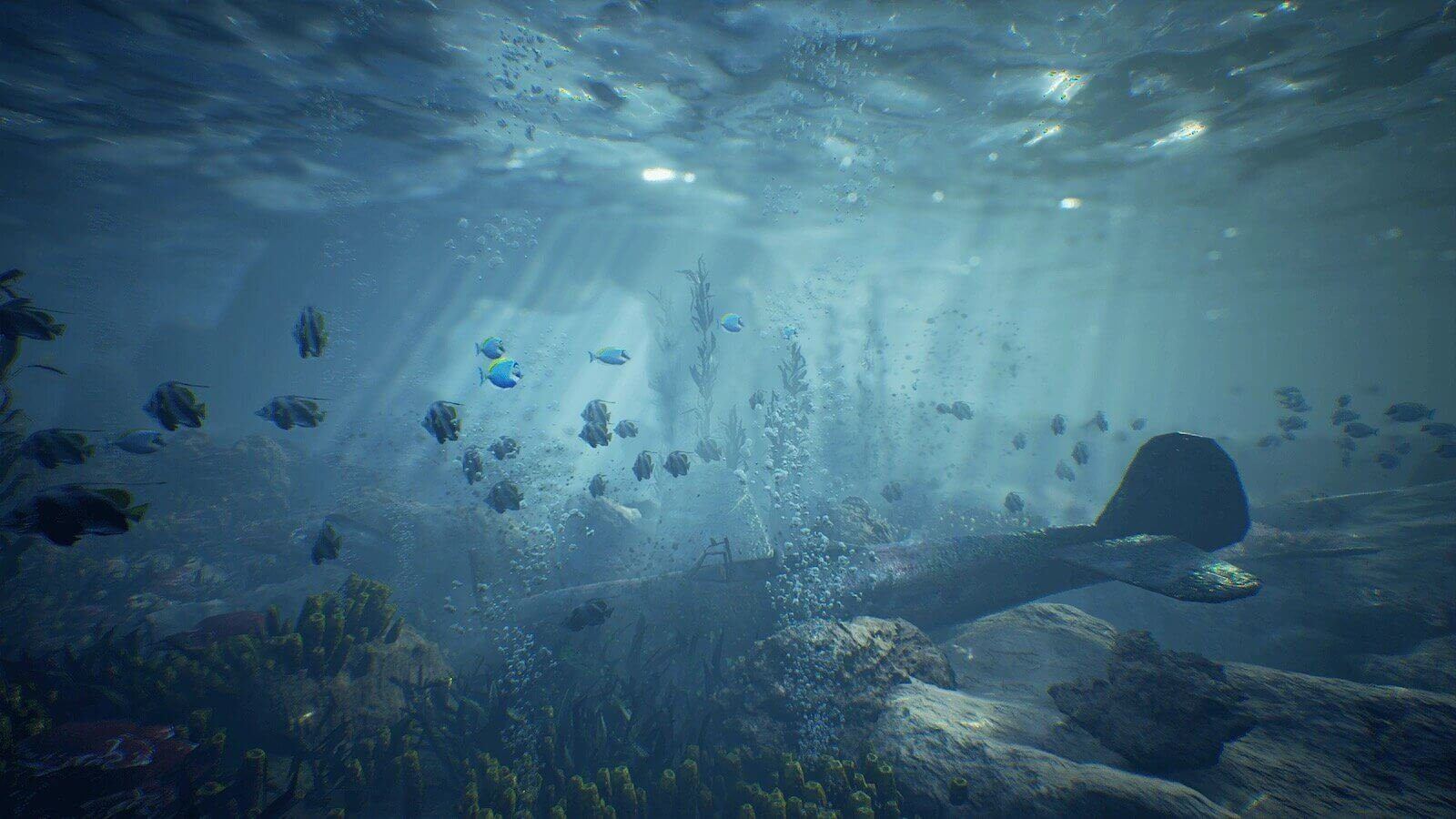 Ocean Floor virtual production standing set — angle 4 on the L.A. & ABQ Castle Studios stage