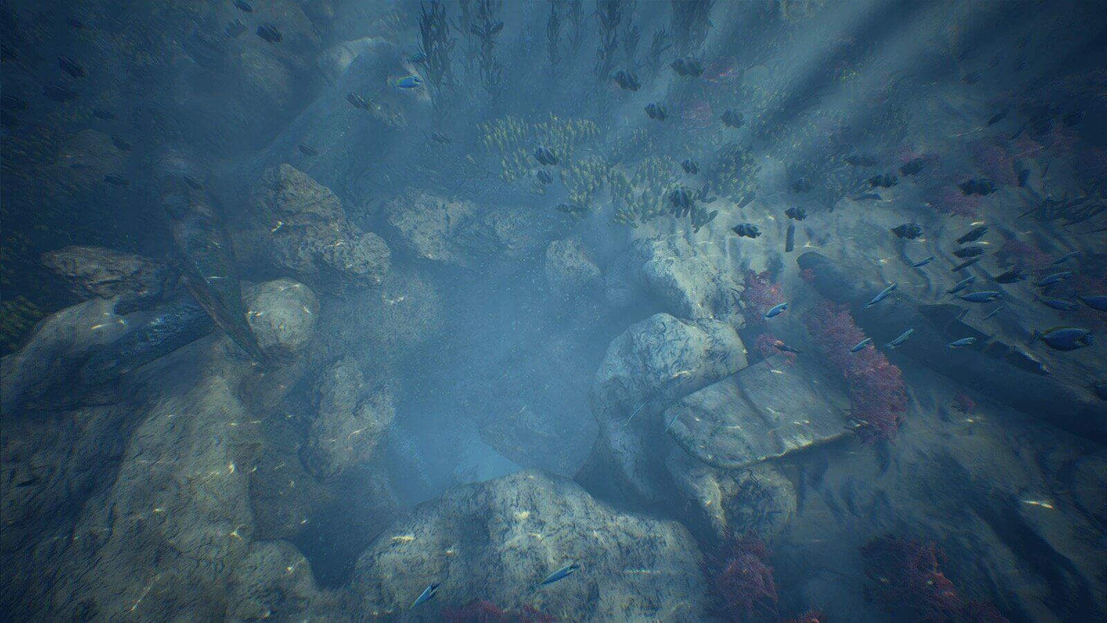 Ocean Floor virtual production standing set — angle 5 on the L.A. & ABQ Castle Studios stage