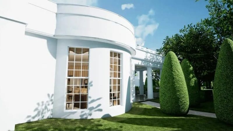 Oval Office & White House virtual production standing set — angle 6 on the L.A. & ABQ Castle Studios stage