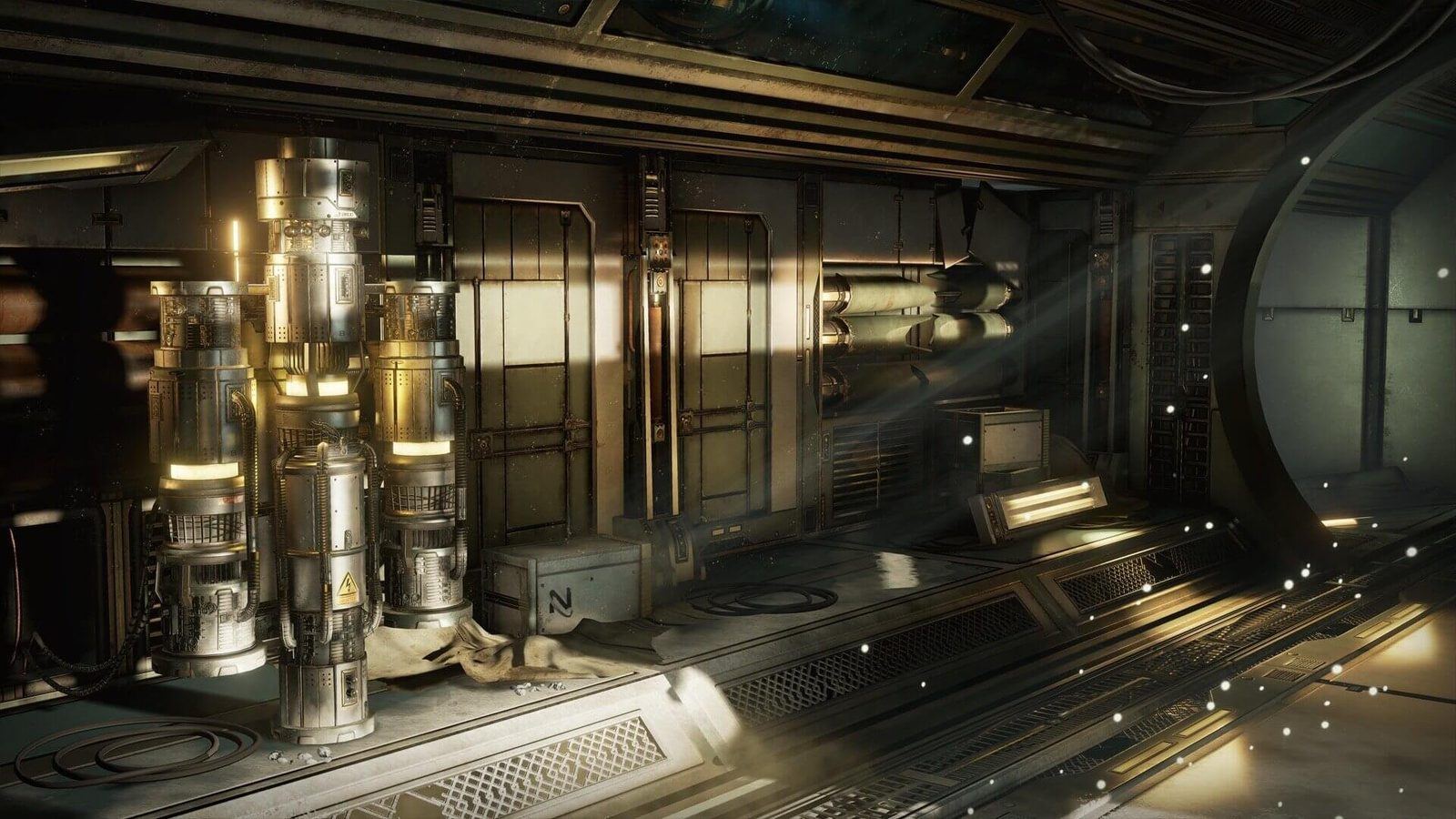 Polar Sci-Fi virtual production standing set — angle 2 on the L.A. & ABQ Castle Studios stage