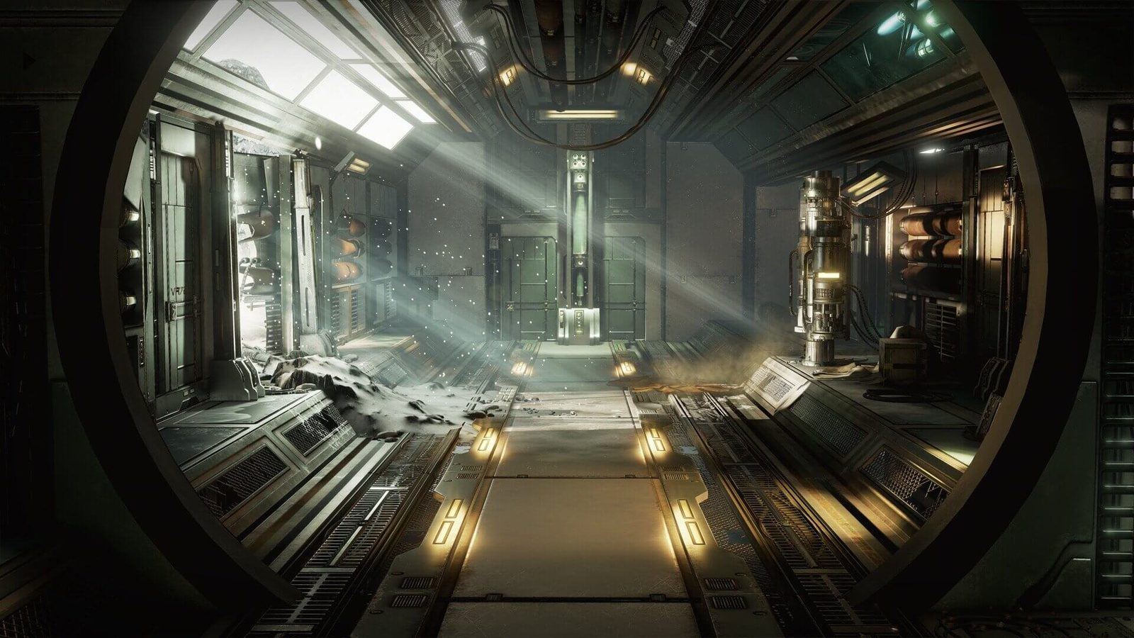 Polar Sci-Fi virtual production standing set — angle 5 on the L.A. & ABQ Castle Studios stage