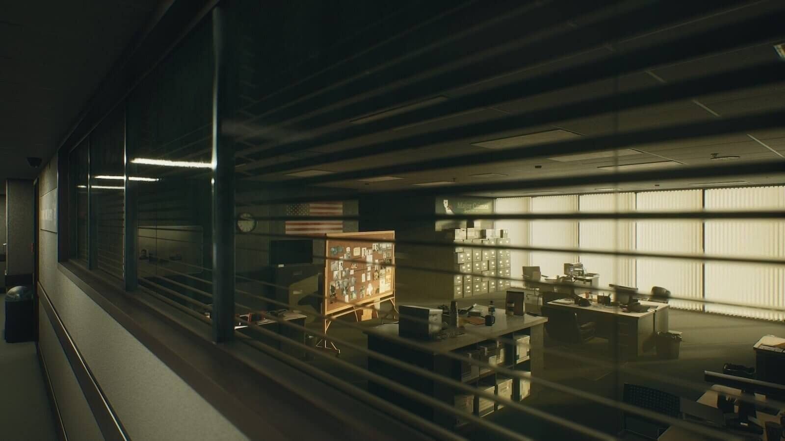 Police Station virtual production standing set — angle 11 on the L.A. & ABQ Castle Studios stage