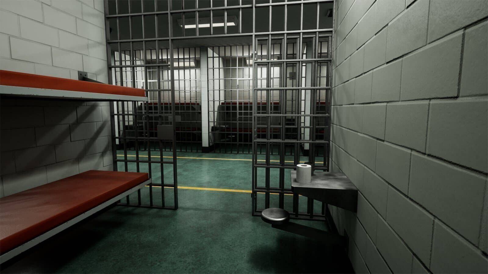 Police Station virtual production standing set — angle 23 on the L.A. & ABQ Castle Studios stage
