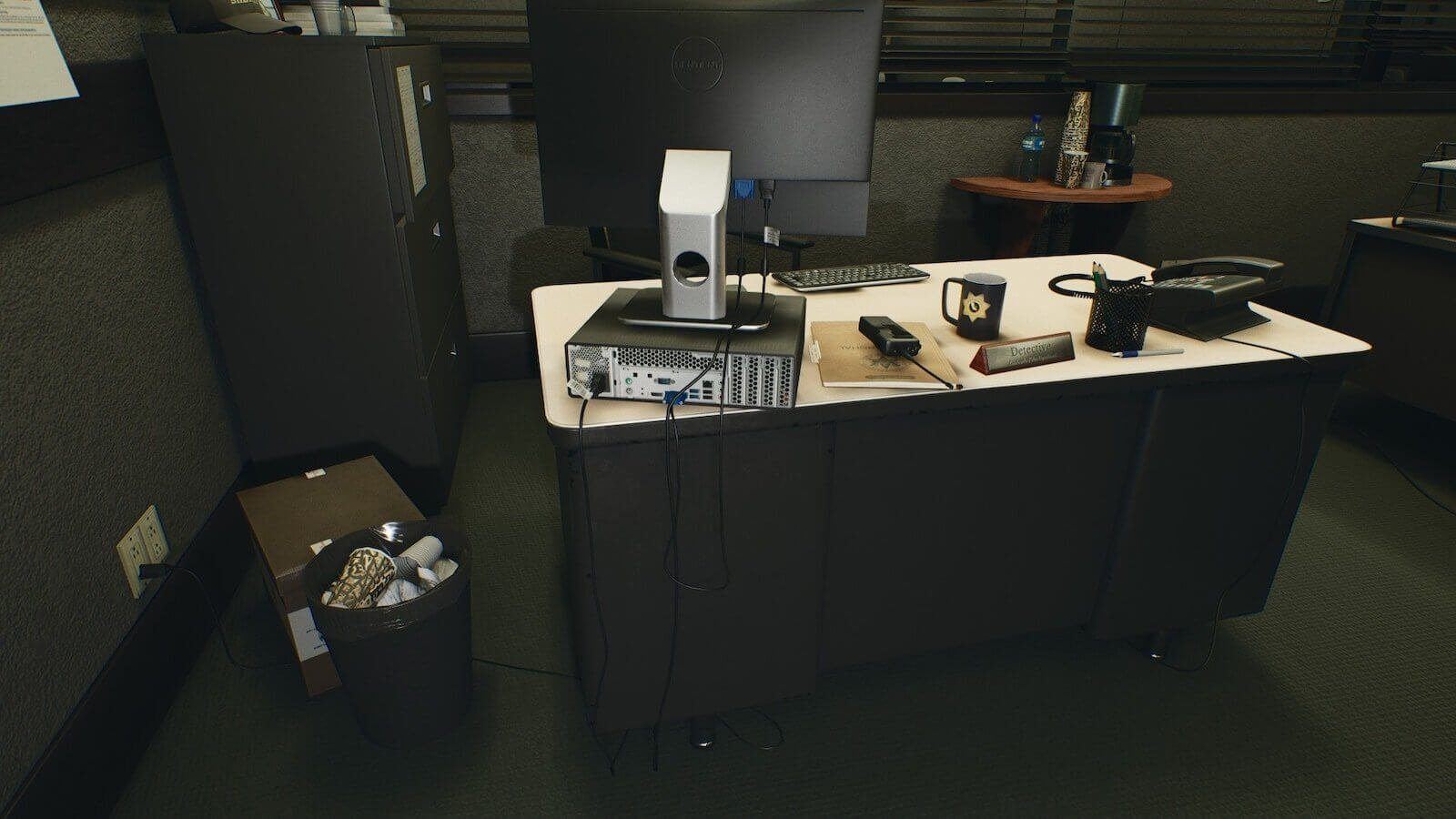 Police Station virtual production standing set — angle 6 on the L.A. & ABQ Castle Studios stage