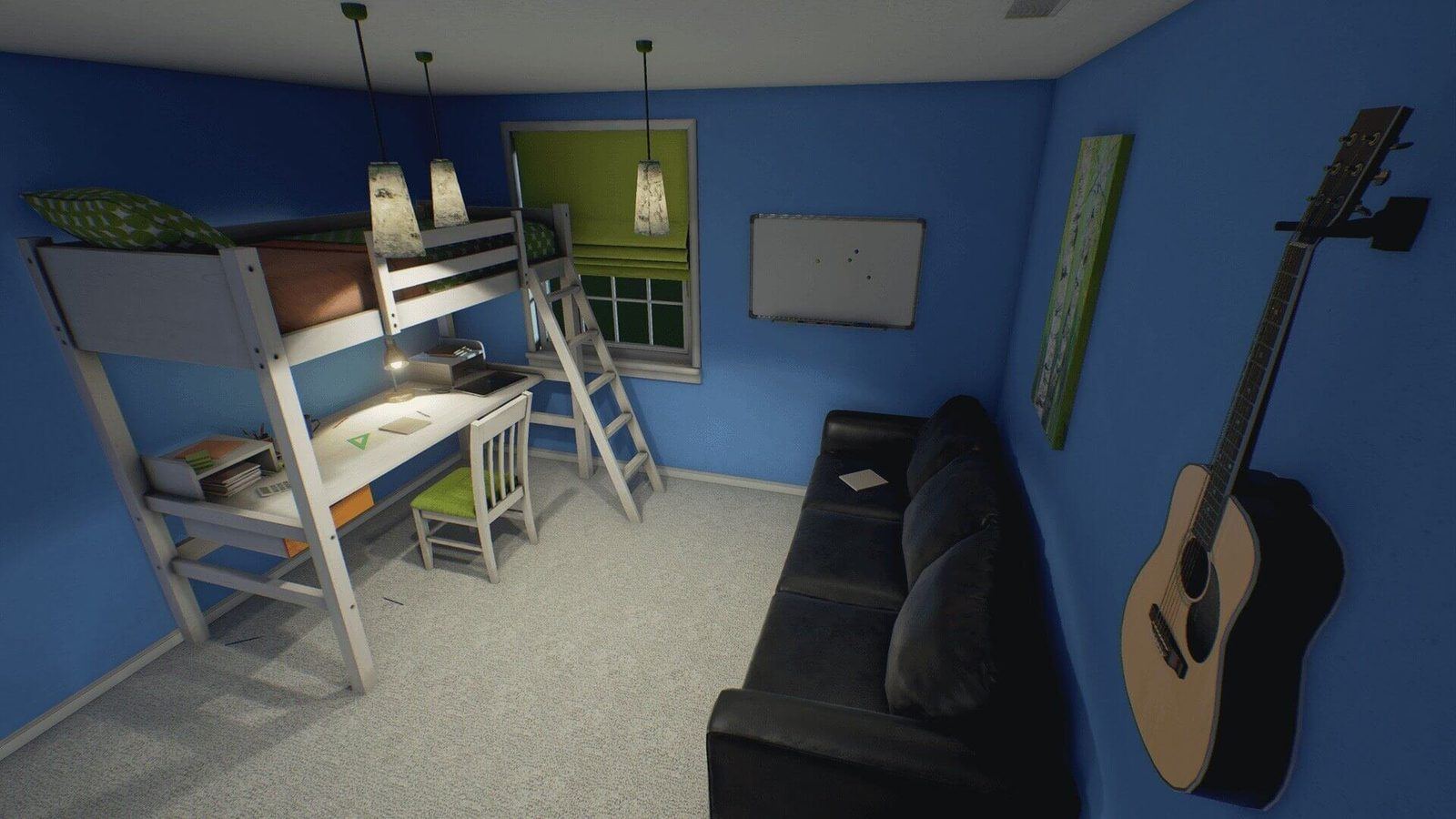 Residential Home virtual production standing set — angle 8 on the L.A. & ABQ Castle Studios stage