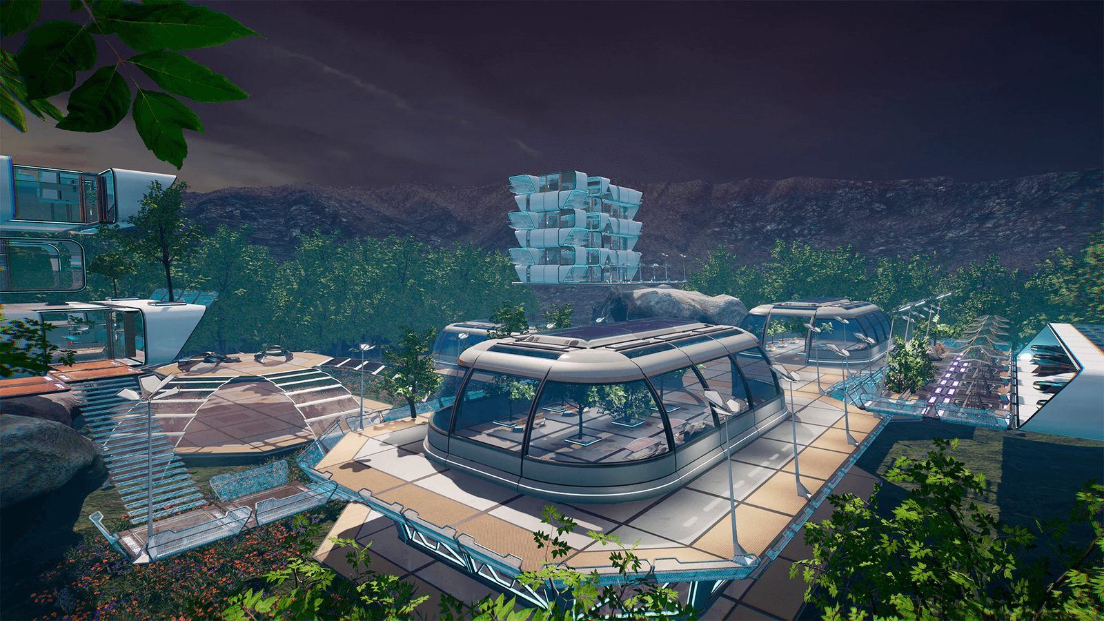 SciFi Village virtual production standing set — angle 6 on the L.A. & ABQ Castle Studios stage
