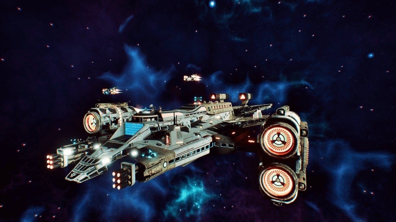 Space Cruiser virtual production standing set — angle 19 on the L.A. & ABQ Castle Studios stage