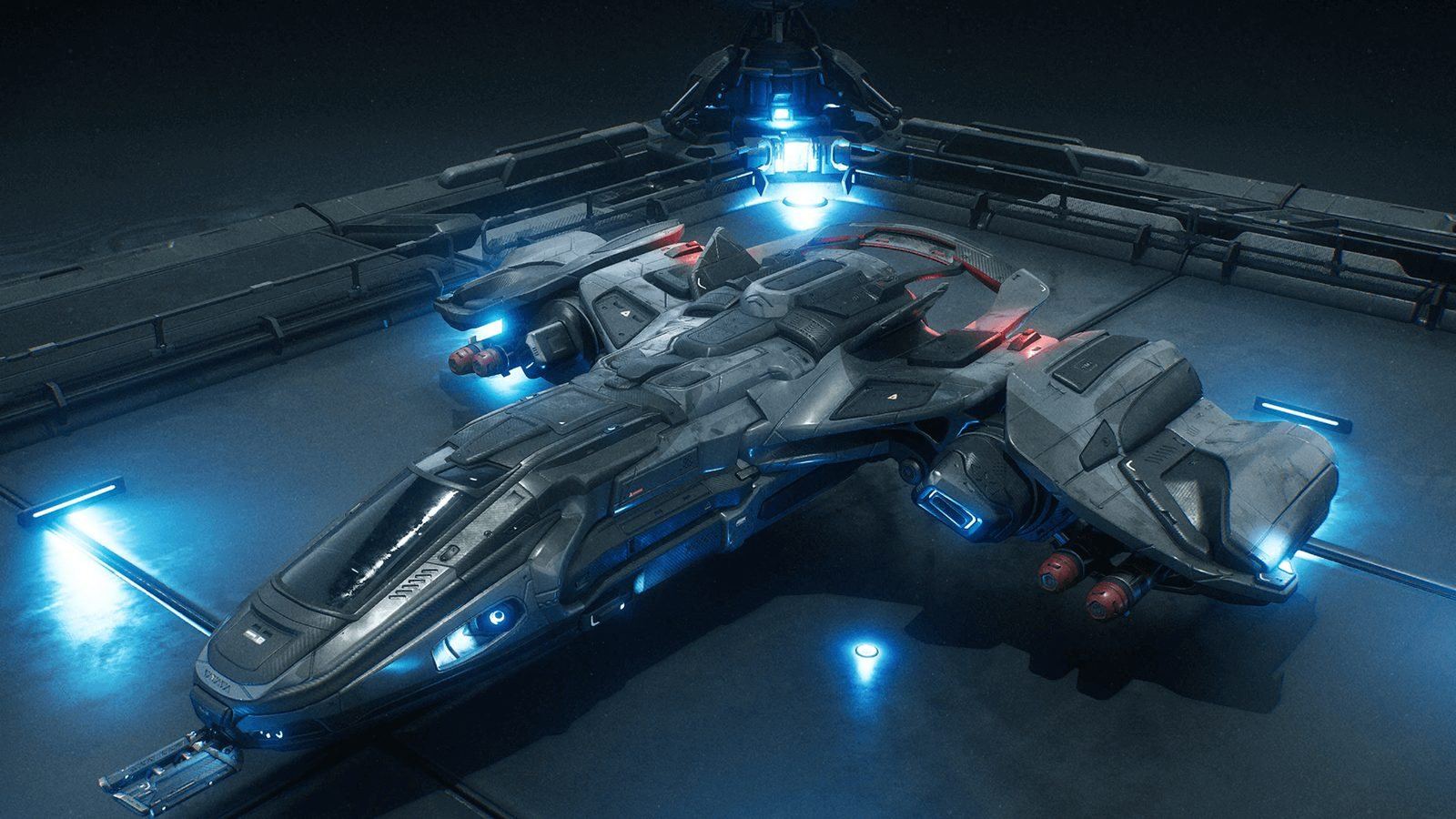 Space Frontier Stations & Ships virtual production standing set — angle 18 on the L.A. & ABQ Castle Studios stage