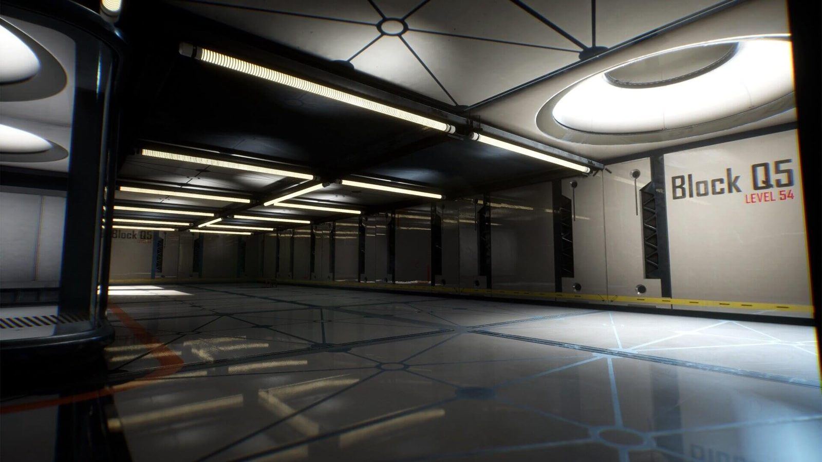 Space Laboratory virtual production standing set — angle 4 on the L.A. & ABQ Castle Studios stage